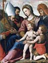 madonna with child saint giovannino holy bishop and saint bartholomew